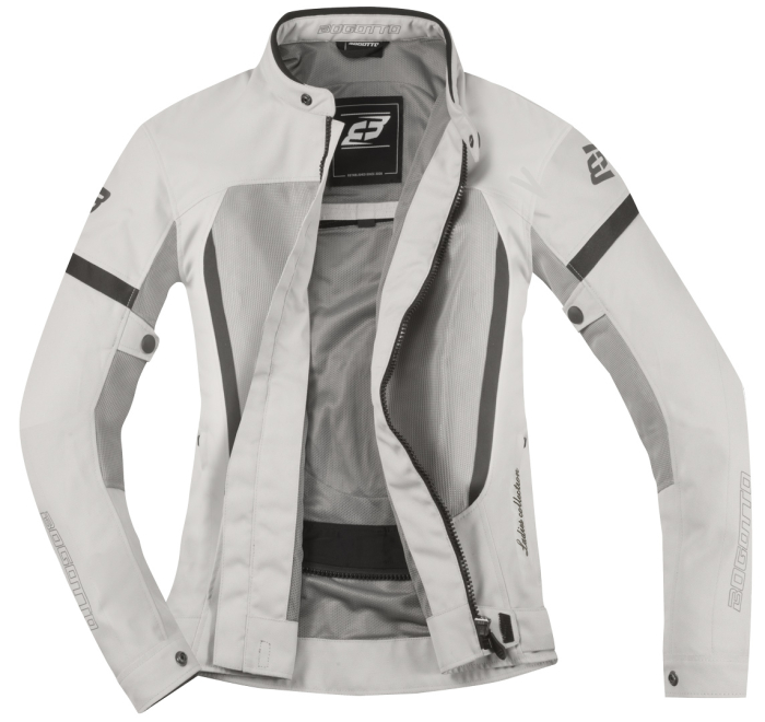 Geaca moto textil Bogotto Alastor, pentru femei, ventilata, protectii coate si umeri CE incluse [4]