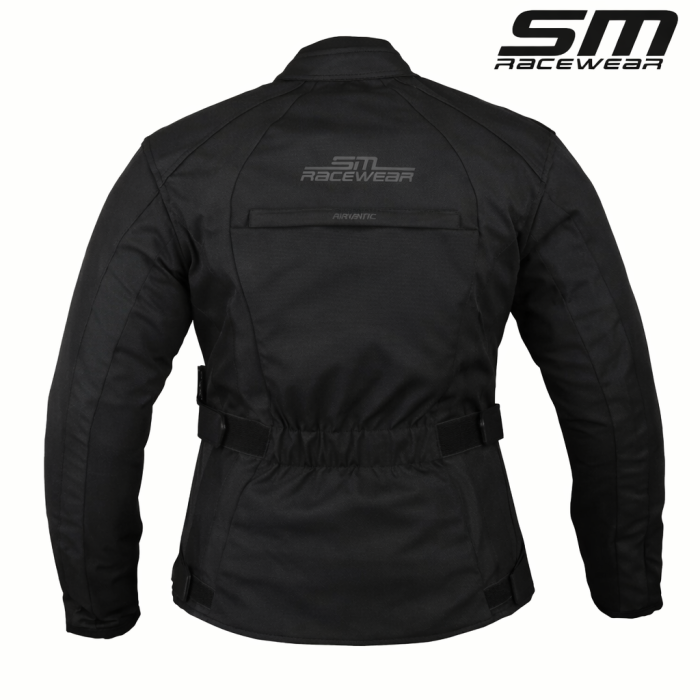 Geacă moto textilă damă SM Racewear Ana Lady – impermeabilă, ventilată, protecții CE, Roșu/Alb sau Gri/Alb [2]