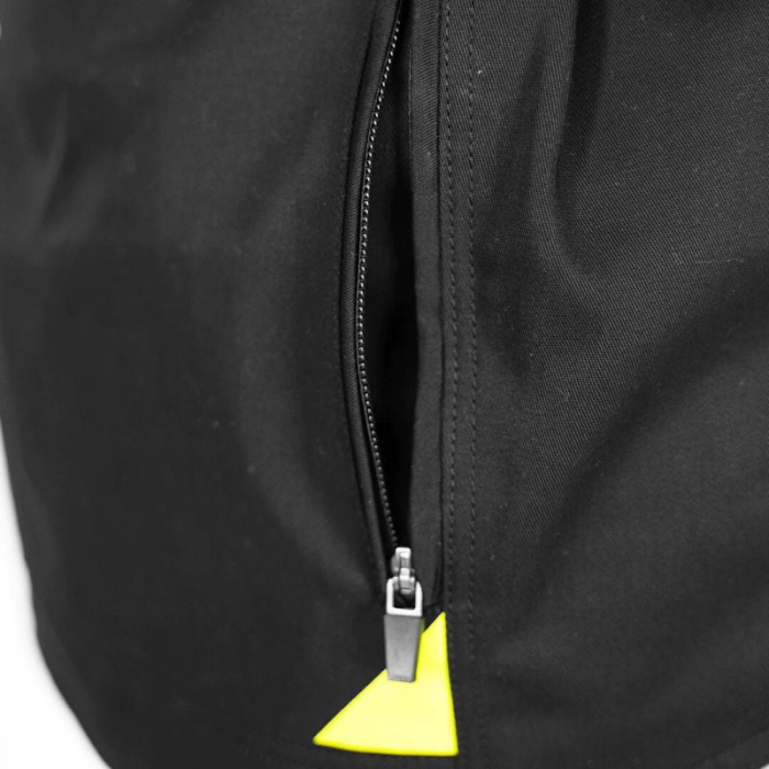 Geaca moto textila GMS Terra Eco negru galben [5]