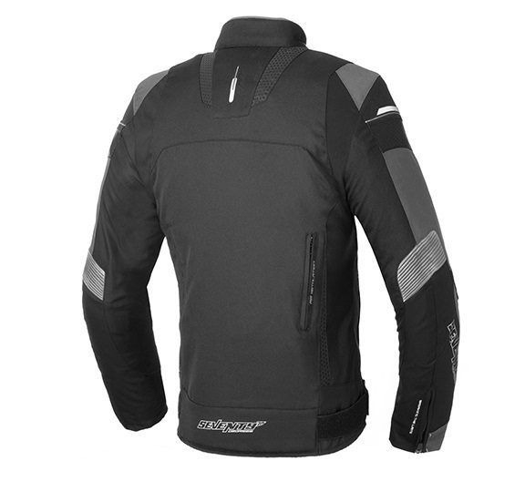 Geaca moto Seventy SD-JR69 negru/gri [2]