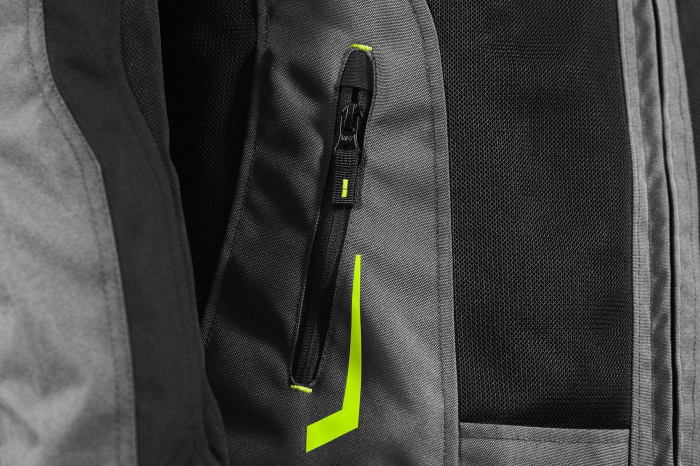 Geaca moto Seventy SD-JT66 Sahara gri/galben fluor [4]