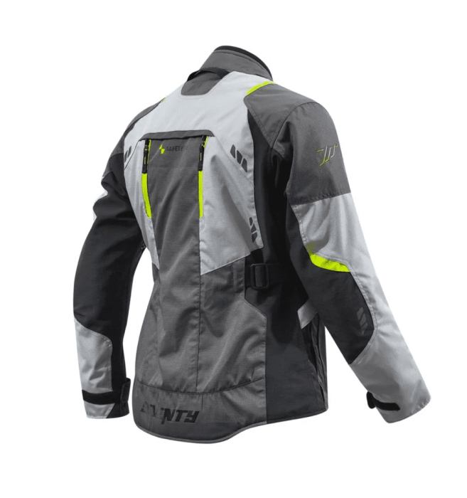 Geaca moto Seventy SD-JT67 Tanami negru/gri/galben fluor [2]