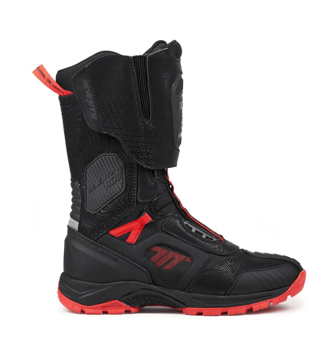 Ghete moto Seventy SD-BA6 Stelvio High negru/roșu [2]
