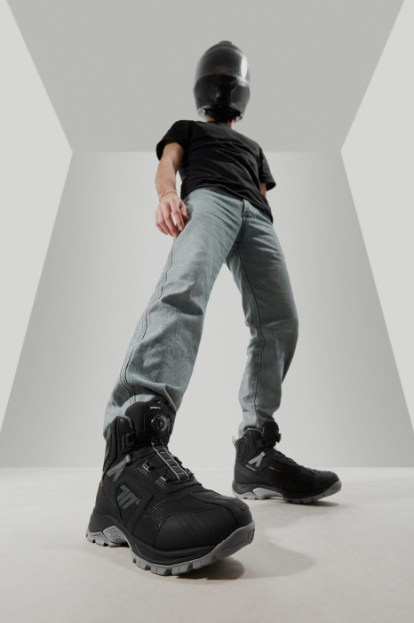 Ghete moto Seventy SD-BA7 Stelvio negru/gri [4]