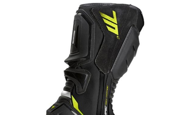 Ghete moto Seventy SD-BR1 negru/galben fluor [2]
