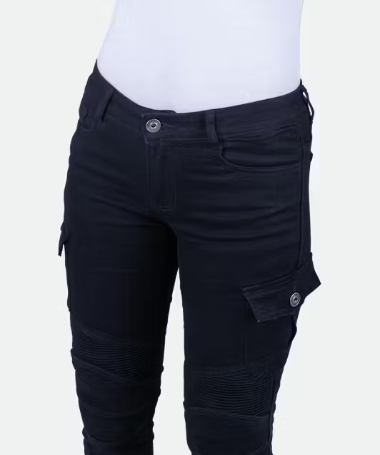 Pantaloni moto textili dama Course Cargo Wasteland - Urban/Touring - Protecții CE - Intarituri - Design casual, potriviti si pentru birou [3]