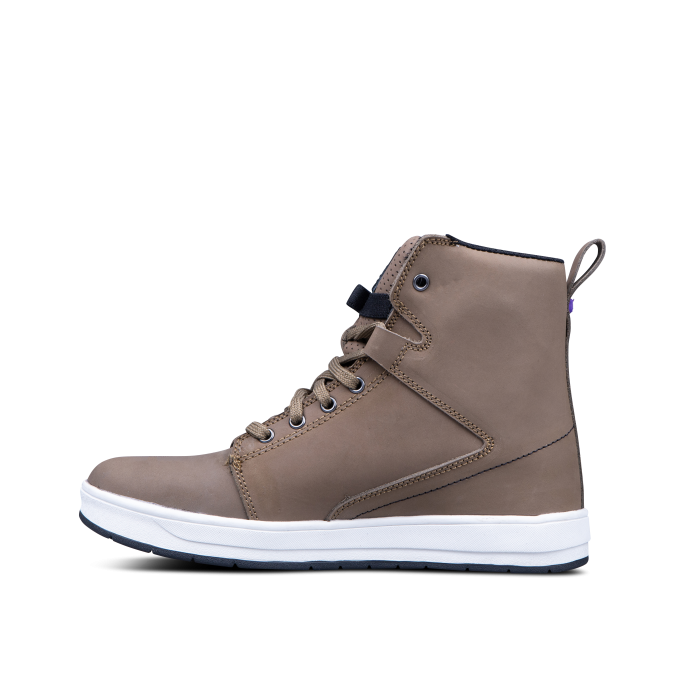 Pantofi moto Raven Rijeka din piele nubuck, bej [5]