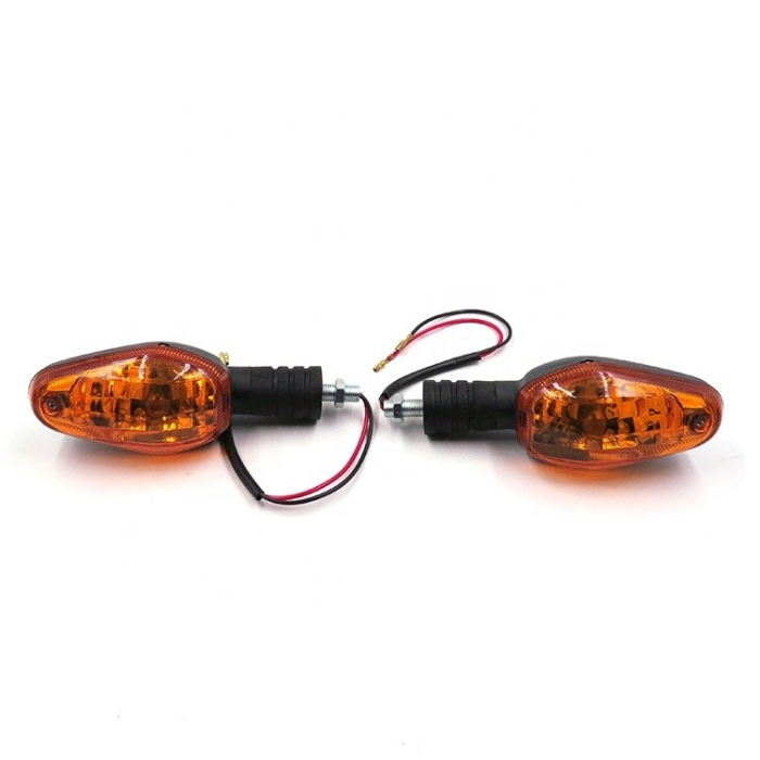 Semnalizări moto universale portocalii cu prindere pe șurub – turn signal / indicator TCMT [5]