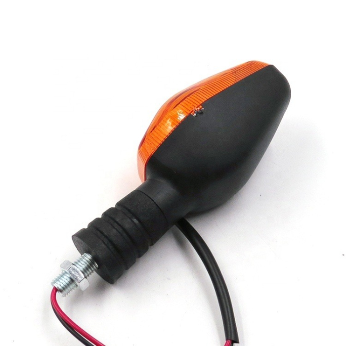 Semnalizări moto universale portocalii cu prindere pe șurub – turn signal / indicator TCMT [3]