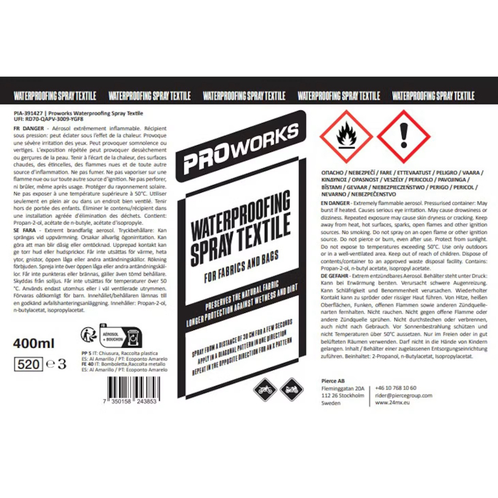 Spray impermeabilizant Proorks, universal, pentru textile [8]