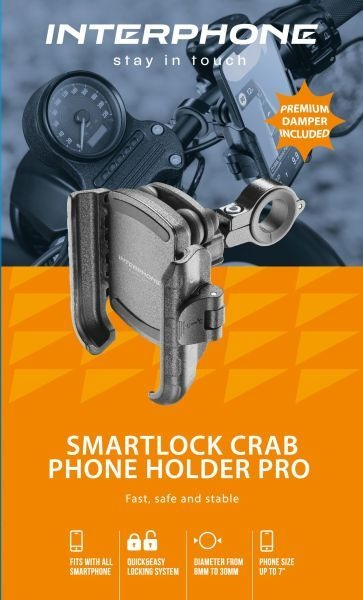 Suport telefon moto Interphone Crab Pro (antivibrații) [4]