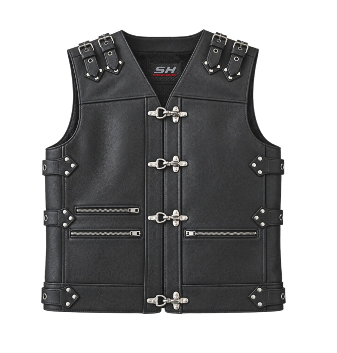 Vesta moto SM Racewear Amsel - piele bovina [5]