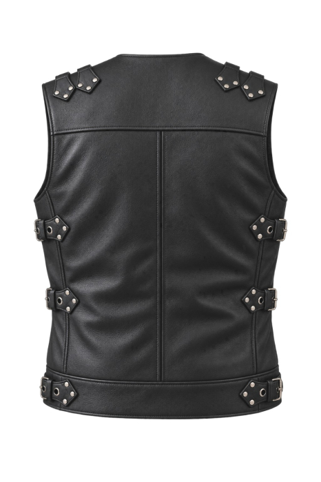 Vesta moto SM Racewear Amsel - piele bovina [2]