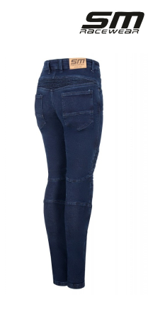 Blugi moto SM Racewear Chaser Lady - Femei - Urban - Protectii CE - Kevlar/Aramida [1]