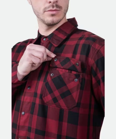 Camasa moto Raven Subotica - Aramida integral, protectii CE umeri/coate, inchidere fermoar + capse [5]