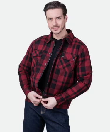 Camasa moto Raven Subotica - Aramida integral, protectii CE umeri/coate, inchidere fermoar + capse [3]