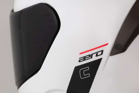 Casca Cassida Integrala Aero Solid Alb-Negru Omologare ECE 22.06. [5]