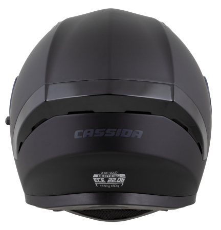 Casca Integrala Cassida Orbit Solid - Negru Mat-Gri Omologare ECE 22.06. [4]
