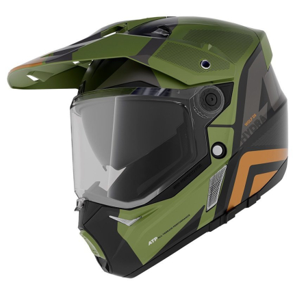 Off-Road - Casca adventure Axxis Wolf DS Hydra verde mat