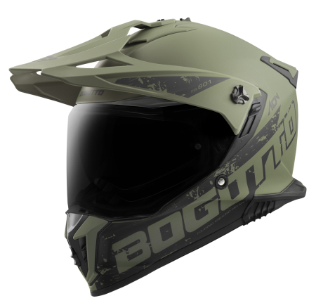 Cască moto cross-adventure-atv Bogotto FG-601 Duo Enduro Fiberglass Off-Road ECE 22.06 - Ochelari de soare integrati, fibra de sticla [6]