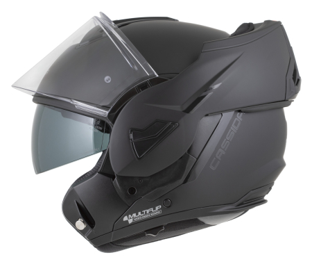 Casca moto Flip-Back, Cassida BlackOut Multiflip Solid cu Ochelari Soare Integrati [28]