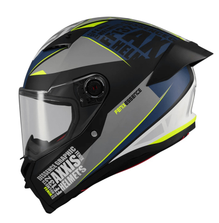 Integrale - Casca integrala Axxis Fenix Essence C2 gri/albastru mat