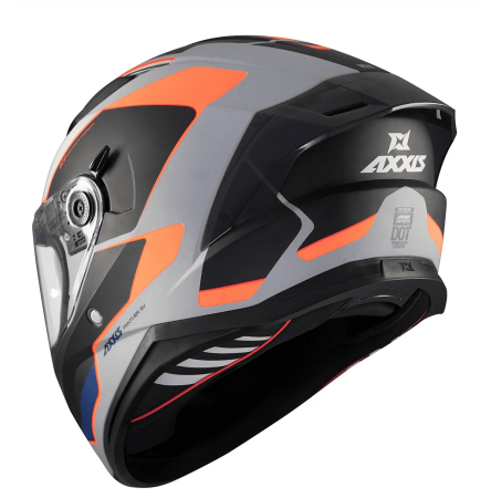 Casca integrala Axxis Panther SV Gale C4 portocaliu mat [2]