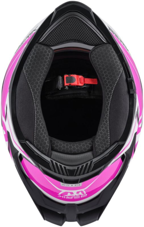 Casca moto integrala Berik FF871 Mapuro alb negru mov ECE 22.06 [6]