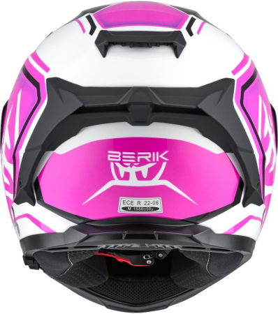 Casca moto integrala Berik FF871 Mapuro alb negru mov ECE 22.06 [3]