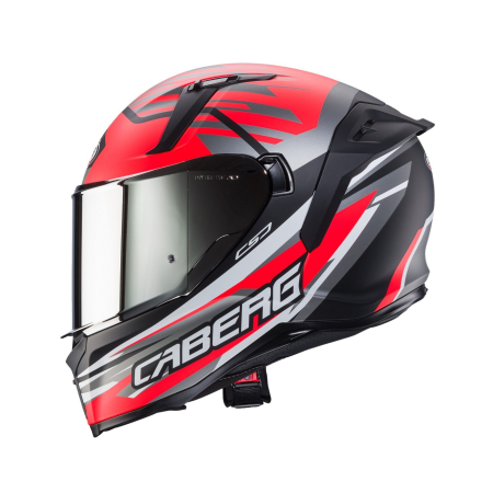 Casca integrala Caberg Avalon X SV Kira L7 negru/gri/roșu fluor mat [2]