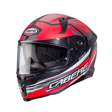 Integrale - Casca integrala Caberg Avalon X SV Kira L7 negru/gri/roșu fluor mat