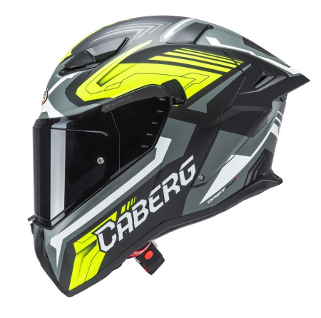 Casca integrala Caberg Drift Evo II SV Jarama L6 negru/gri/galben fluor mat [3]