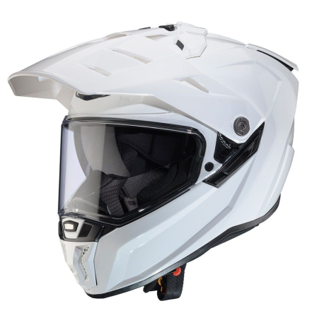 Casca adventure Caberg Tanami SV A1 alb lucios
