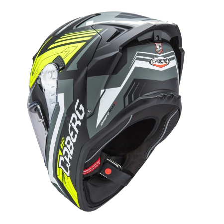 Casca integrala Caberg Drift Evo II SV Jarama L6 negru/gri/galben fluor mat [2]