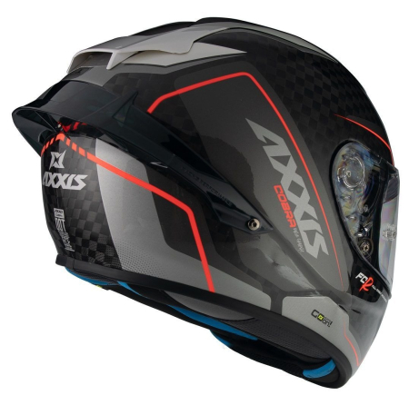 Casca integrala Axxis Cobra Rage A2 gri lucios carbon [3]