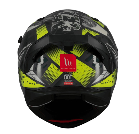Casca integrala MT Braker SV Fury C6 gri/galben lucios [3]
