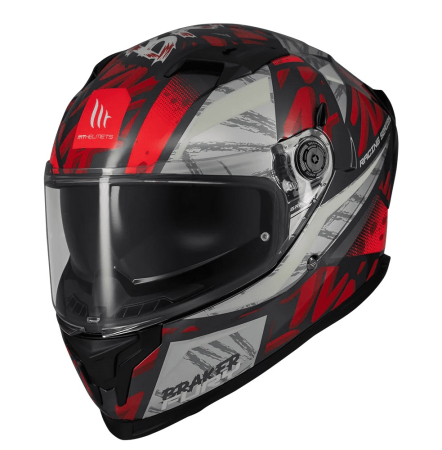 Casca integrala MT Braker SV Fury C5 roșu lucios [1]