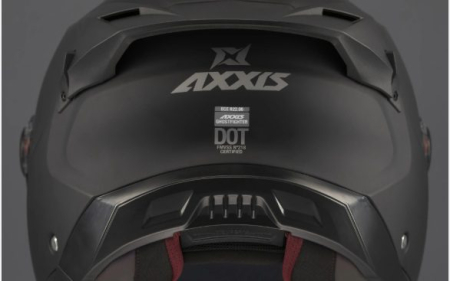 Casca flip-up Axxis GhostFighter SV titanium mat [4]