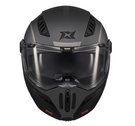 Casca modulabila Axxis GhostFighter SV Bitone C12 gri mat [2]