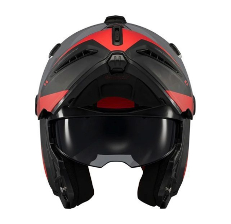 Casca modulabila Axxis GhostFighter SV Maniac B5 negru/roșu mat [2]