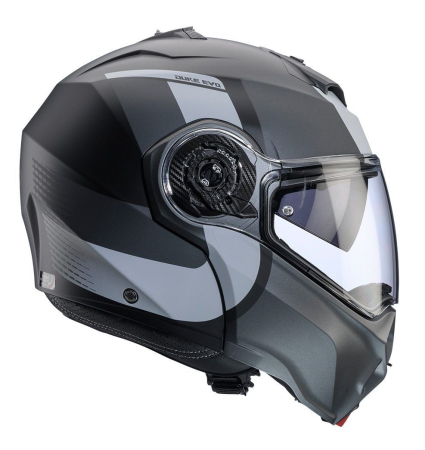 Casca modulabila Caberg Duke Evo SV Indy P7 negru/gun metal (titanium)/gri mat [2]