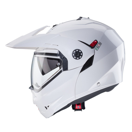 Casca modulabila adventure Caberg Tourmax X SV alb metalic lucios [2]
