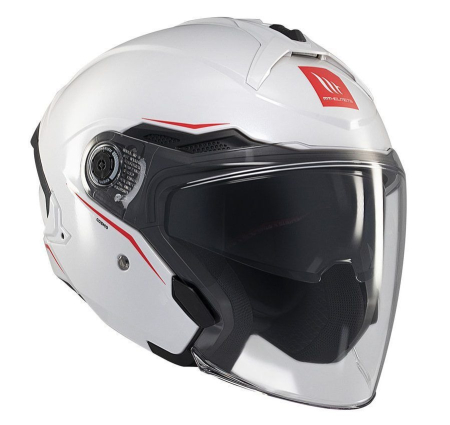 Casca open face MT Cosmo SV A0 alb lucios [3]