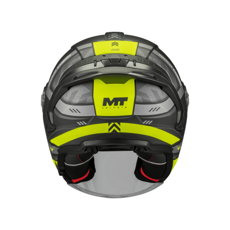 Casca open face MT Cosmo SV Arrow B3 galben fluor mat [3]
