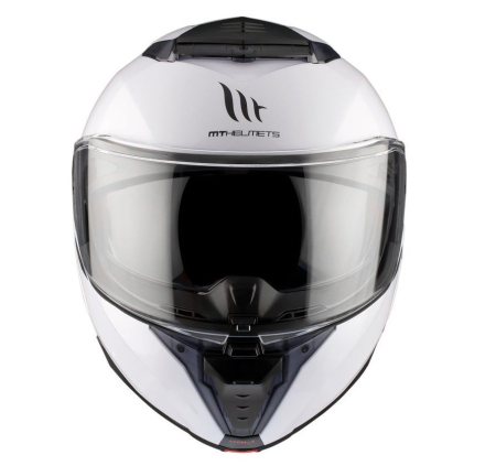 Casca flip-up MT Atom 2 SV alb lucios [2]