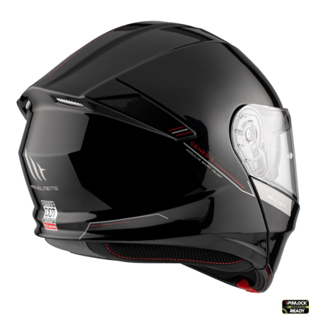 Casca modulara ABS cu viziera Pinlock Ready negru [5]