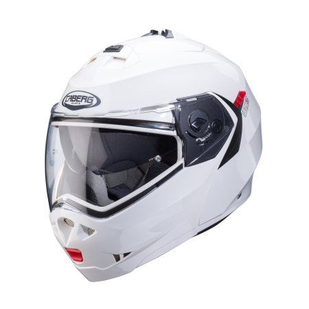 Flip-up - Casca modulabila Caberg Duke X SV alb metalic lucios
