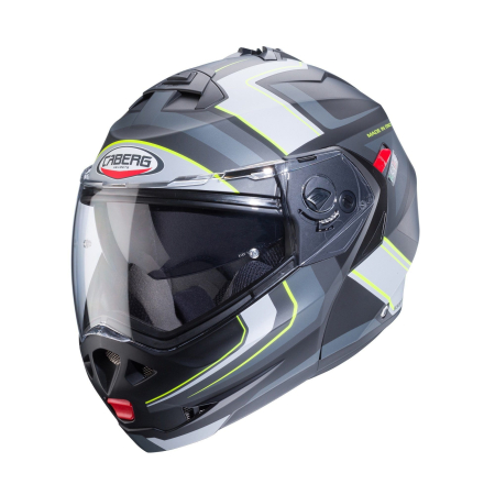 Casca modulabila Caberg Duke X SV Tour I5 negru/galben fluor/antracit mat
