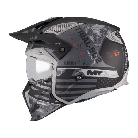 Integrale - Casca MT Streetfighter SV S Belic B2 gri/negru mat