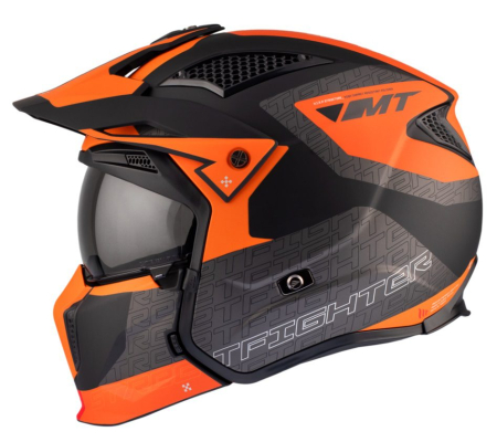 Off-Road - Casca MT Streetfighter SV S Totem portocaliu